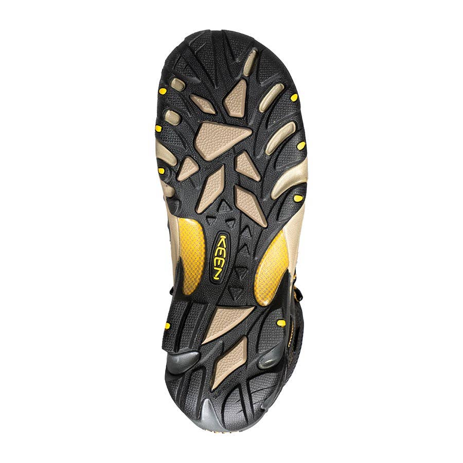 KEEN Men's Lansing Waterproof Mid Steel Toe Hiker Boots - Raven